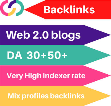 Seo Backlinks All DA 30+50+ High Quality 60+Backlinks, To Website Improving Seo & Ranking Higher