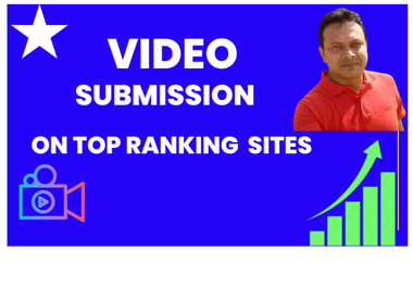 I will provide video to 70 video submission sites high da DR backlinks