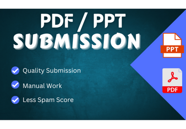 I will submit 100 any sort of file, including PDFs to Word, PowerPoint, Excel, JPG, and more.