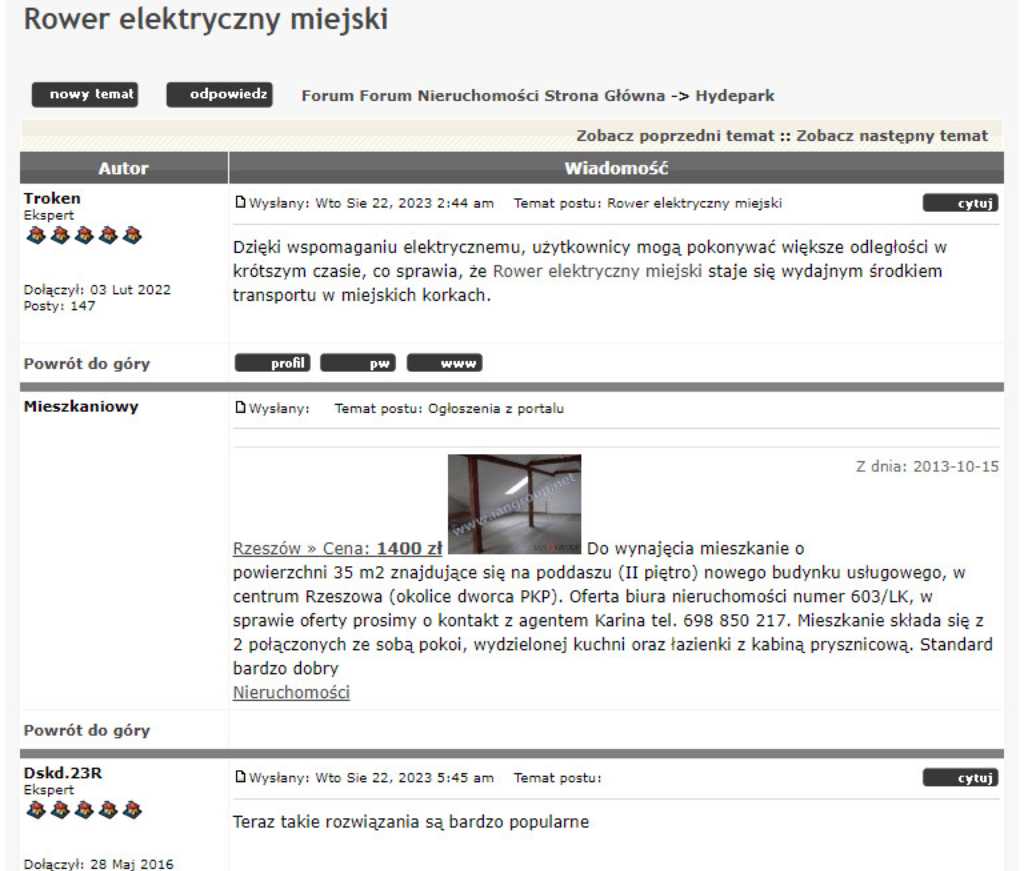 50 manual backlinks on polish discussion forums POLISH SEO