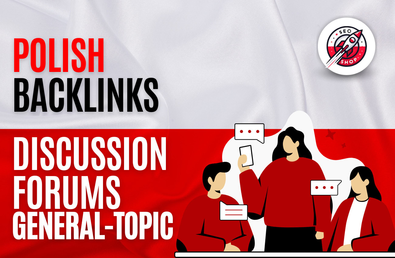 50 manual backlinks on polish discussion forums POLIS...