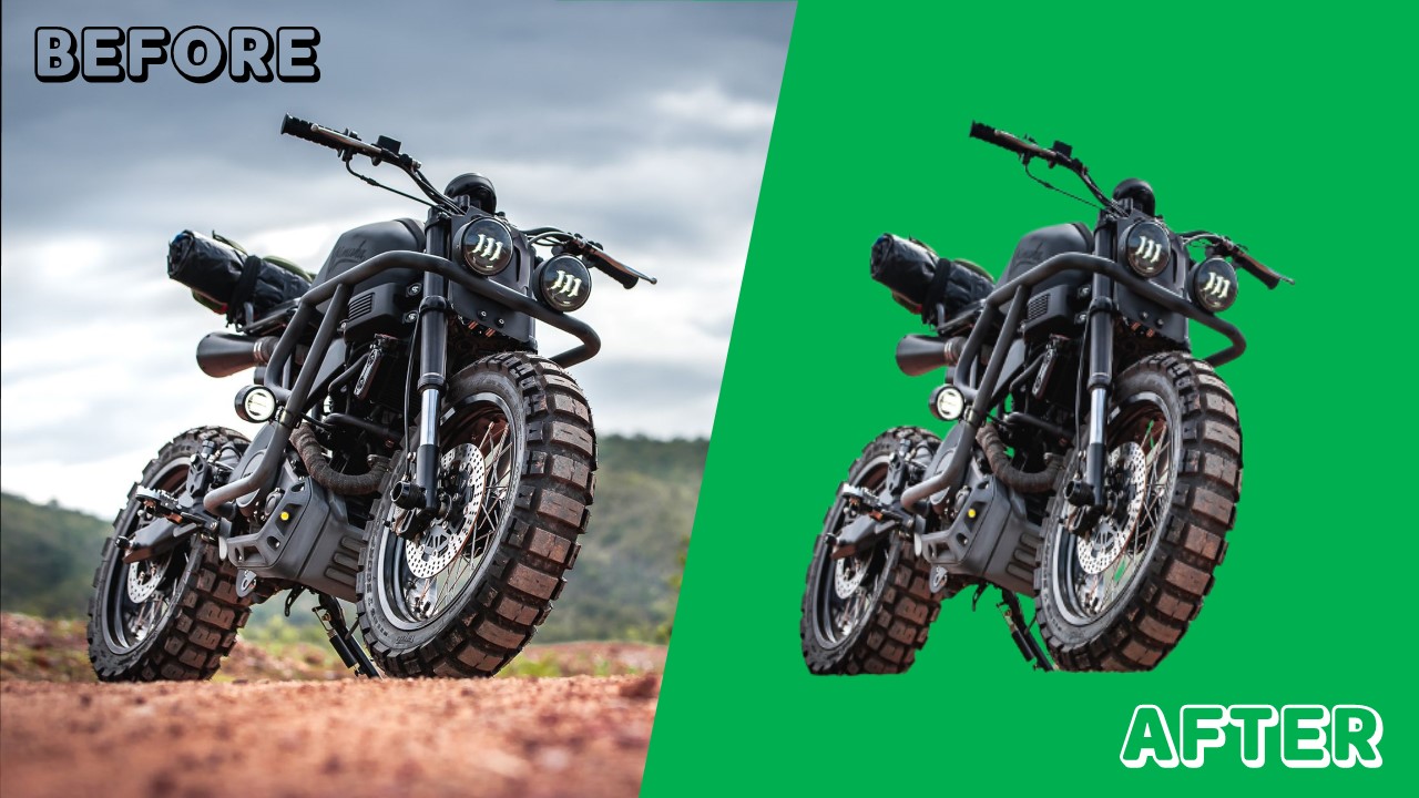 High quality image editing and background removal in bulk