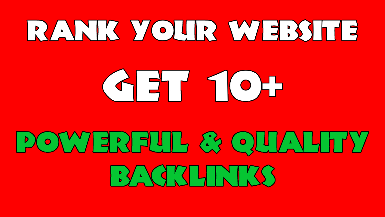 Rank Your Website On Top With 10+ High DA PR Strong A...