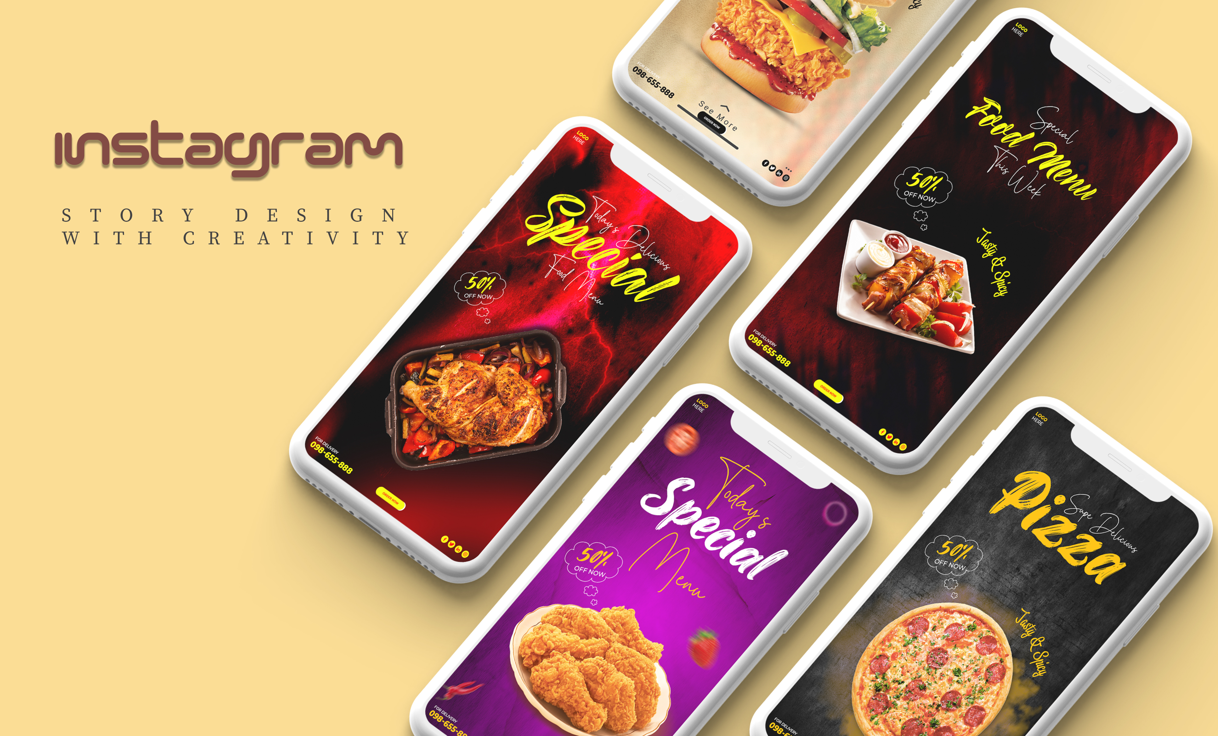 I will create attractive instagram stories template