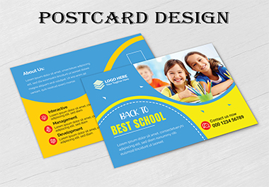 I will Design an Eye Catching Postcard