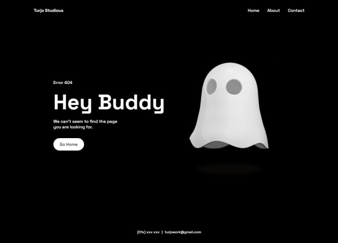 I will create creative and responsive 404 error page