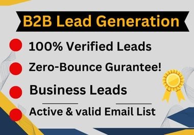 80 Targeted B2B Lead Generation Email List And Data C...