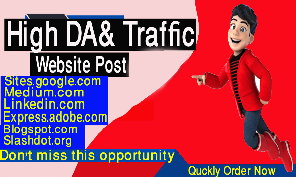 80 Web 2 0 + Article Submission Backlinks in High DA & Traffic Website manually Post