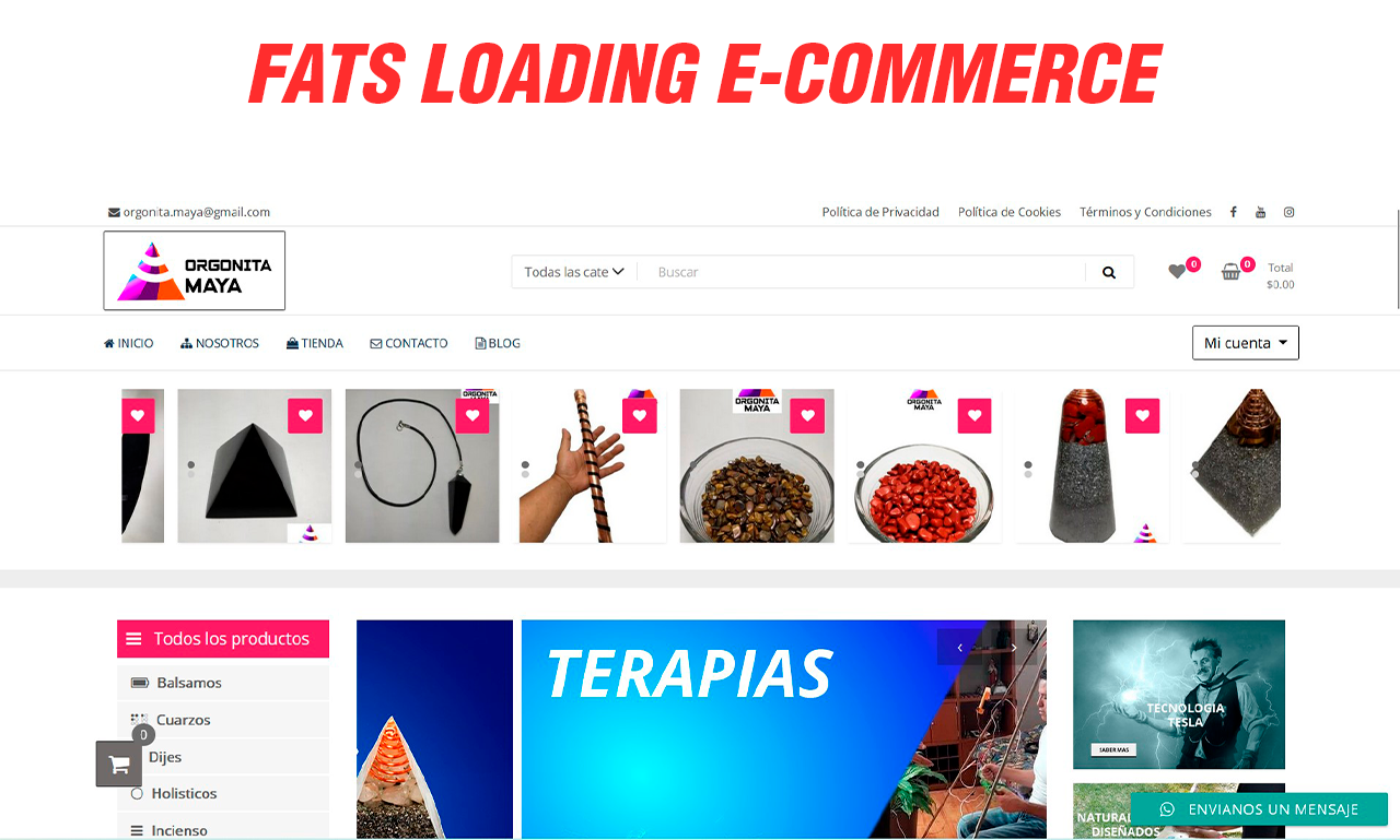 Design your online store with wordpress and woocommerce in spanish or english