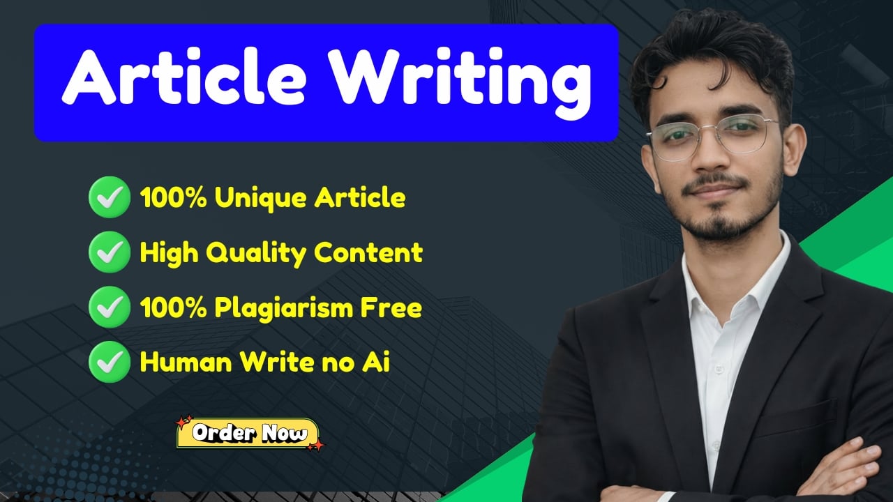 Provide 100% Original, SEO Optimized Content for Your Blog
