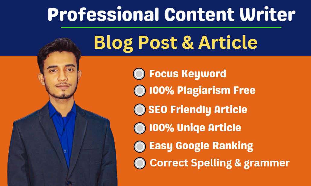  I will write SEO-unique articles and blog posts for your website