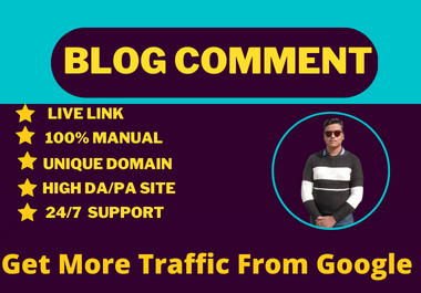I will do 175 best dofollow blog comments backlinks
