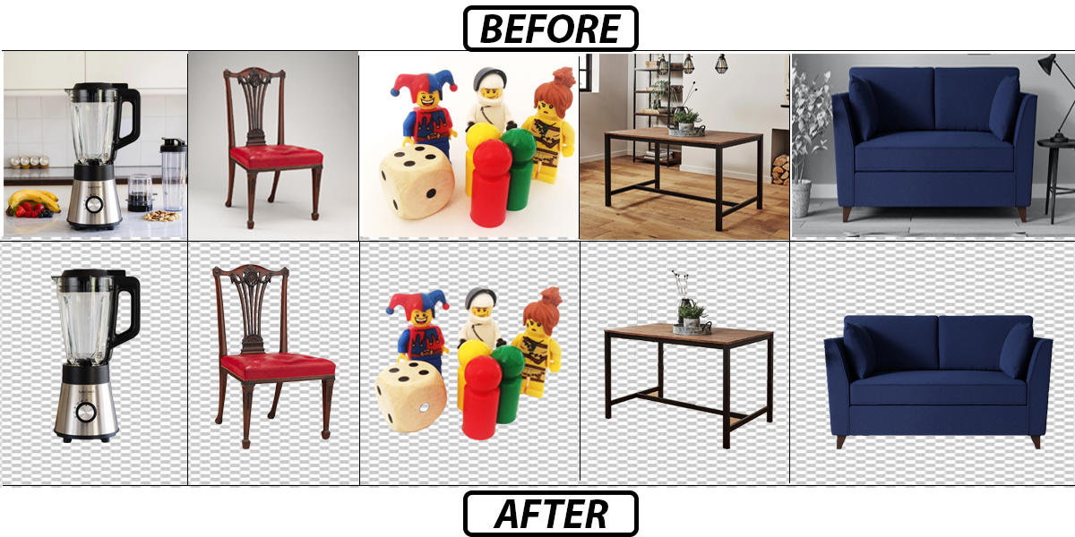 I will remove the background of any image, product in 5 hours 