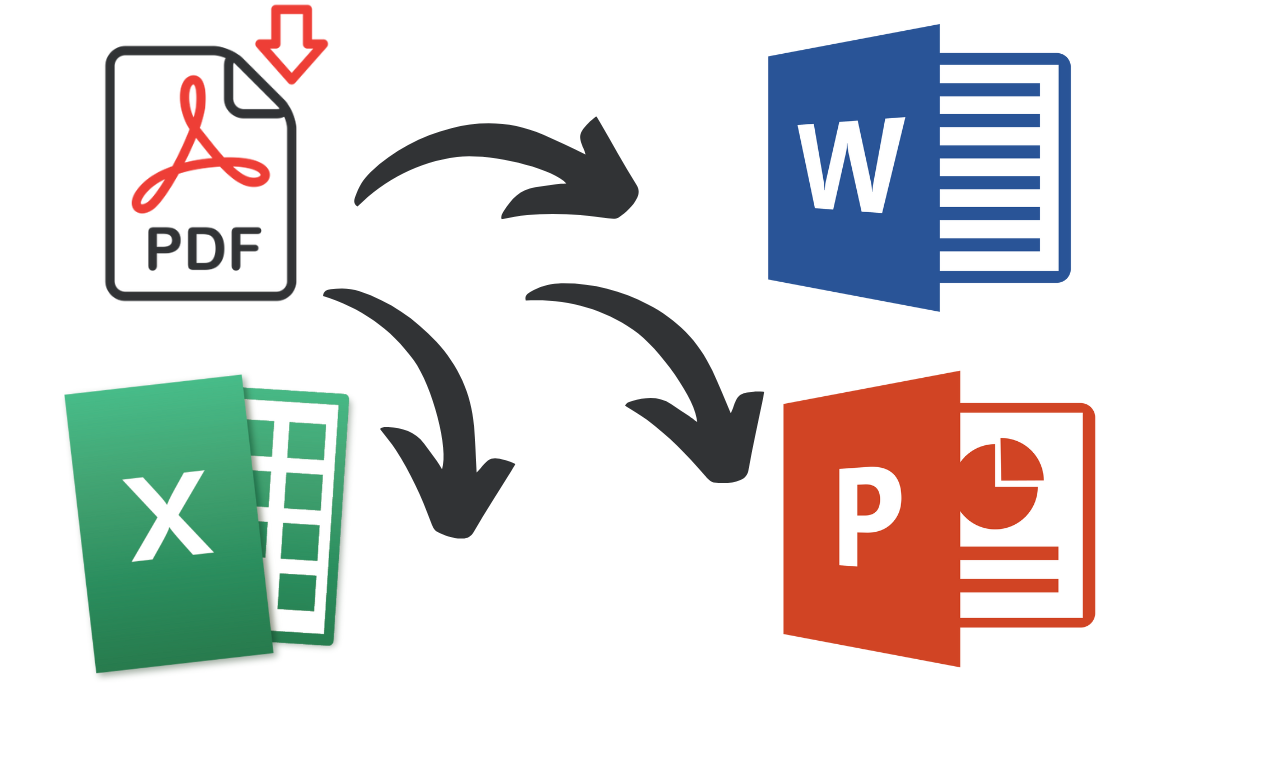 I will convert PDF to word, excel or ppt