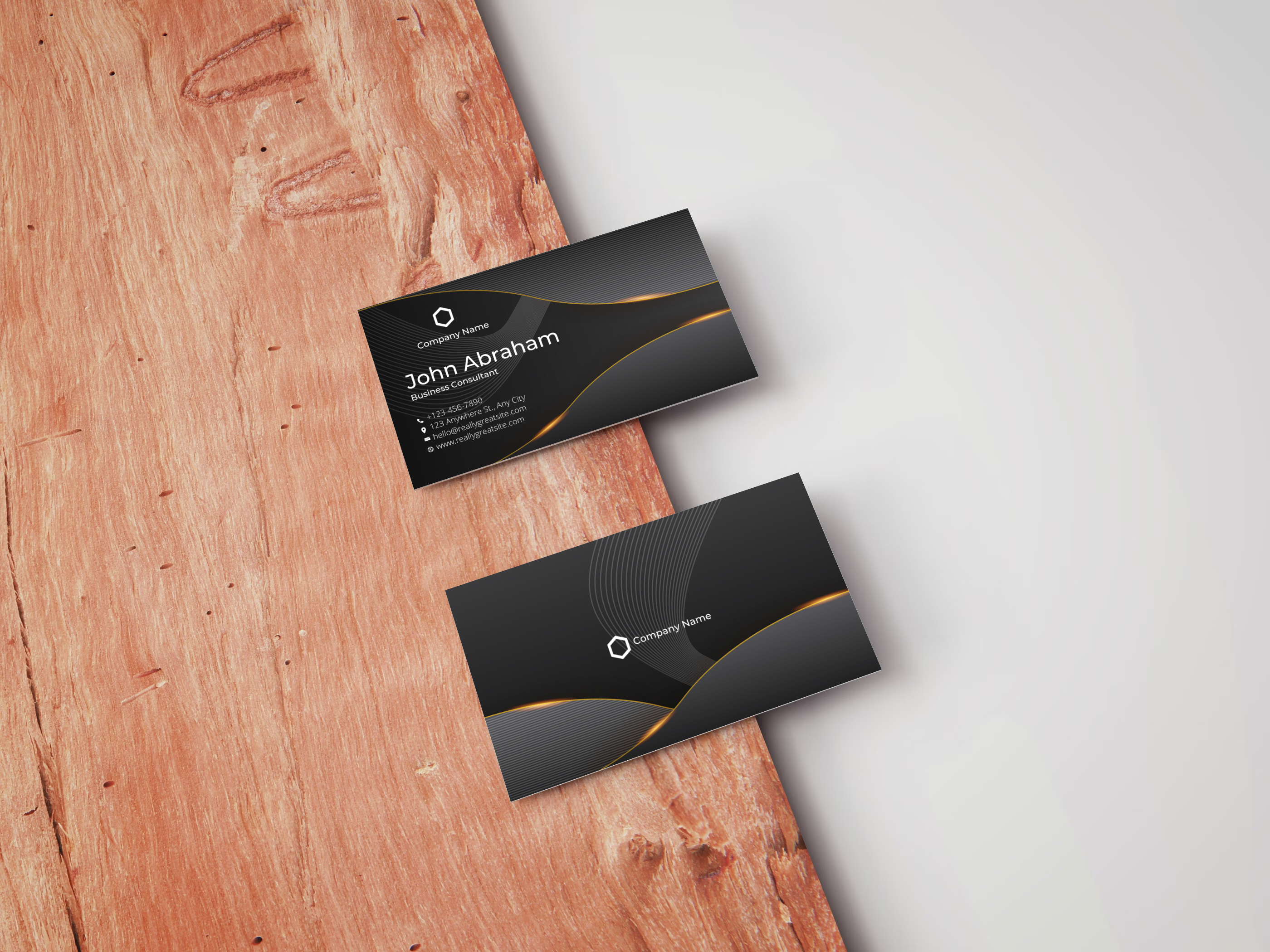  modern business card and unique
