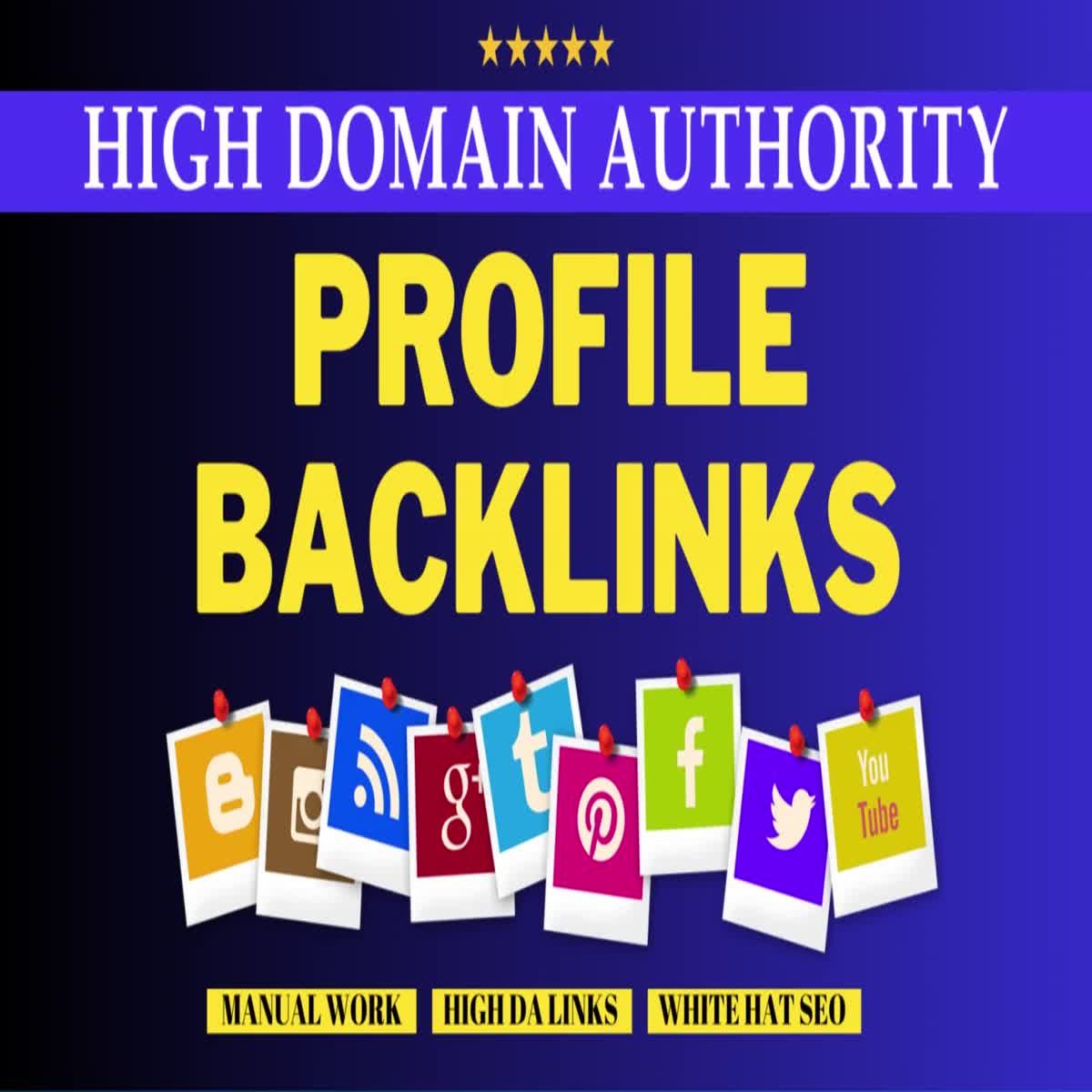 Build 100 High-Quality Profile Backlinks for Your Business and Website Ranking
