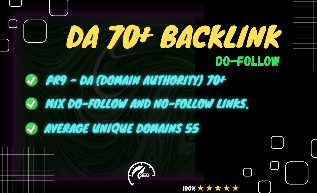 I will build strong SEO dofollow backlink high authority links