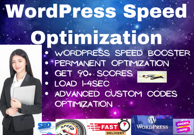 I will increase WordPress website speed optimization ...