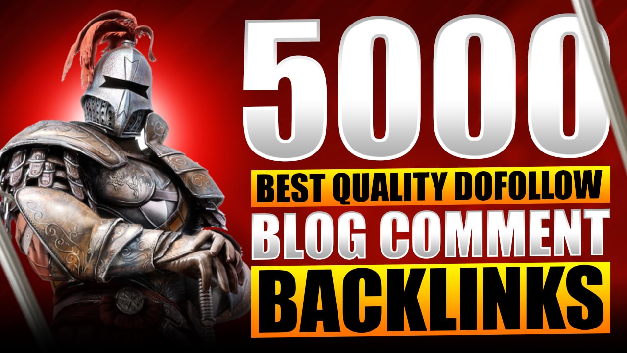 Build 5000 High Quality Bl0g Comments Dofollow Backlinks