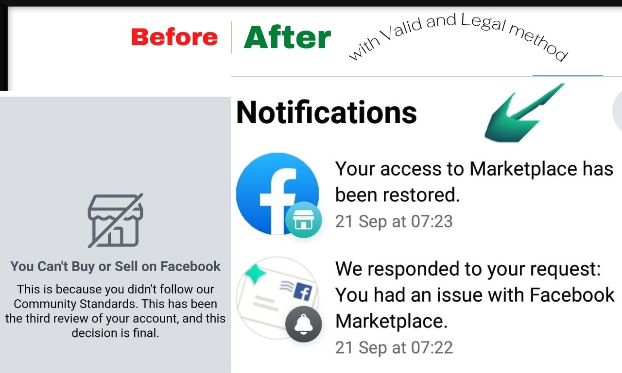 I will fix issues with your FB Marketplace