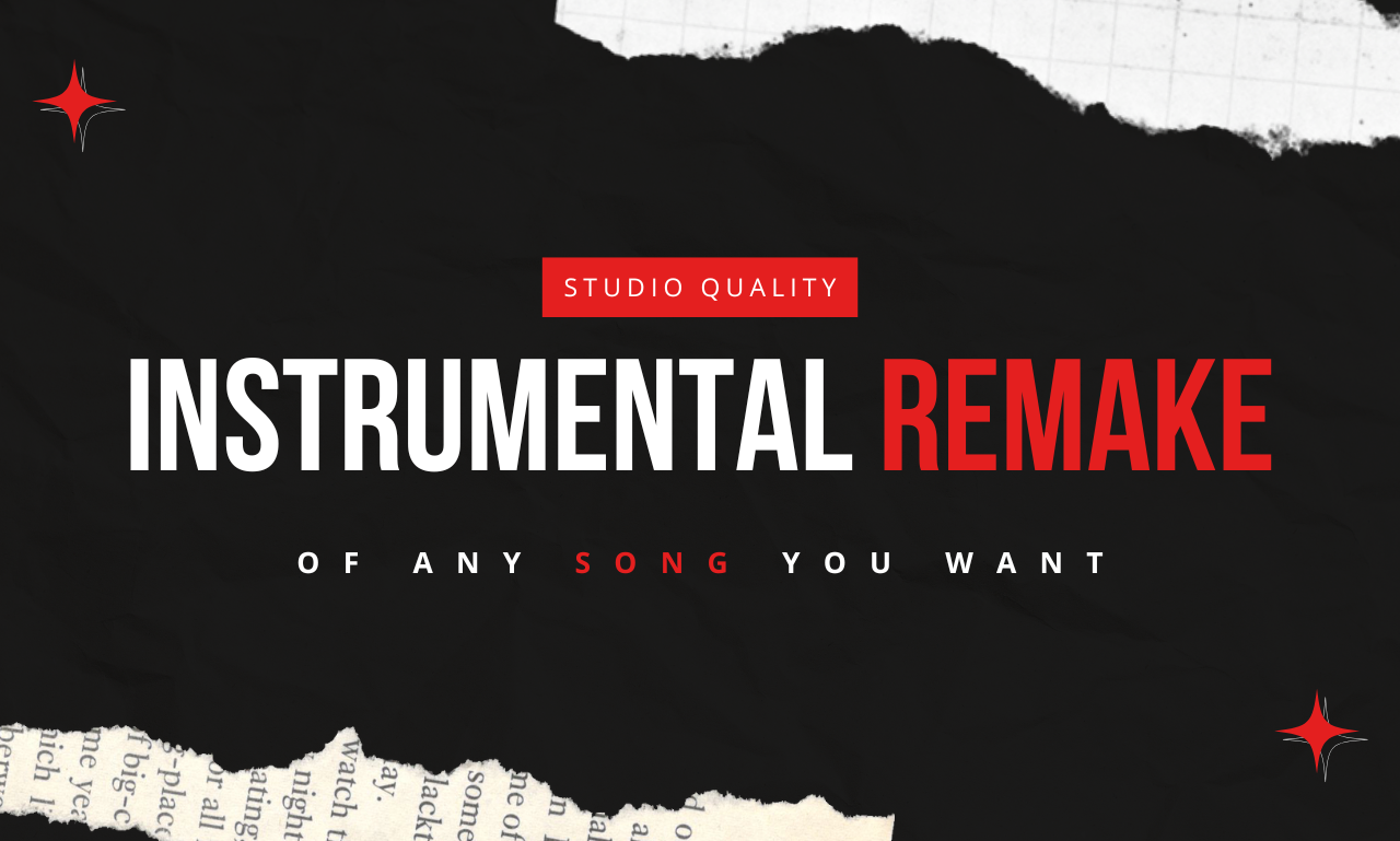 Create or Remake HQ Studio Instrumental Of Any Song Y...