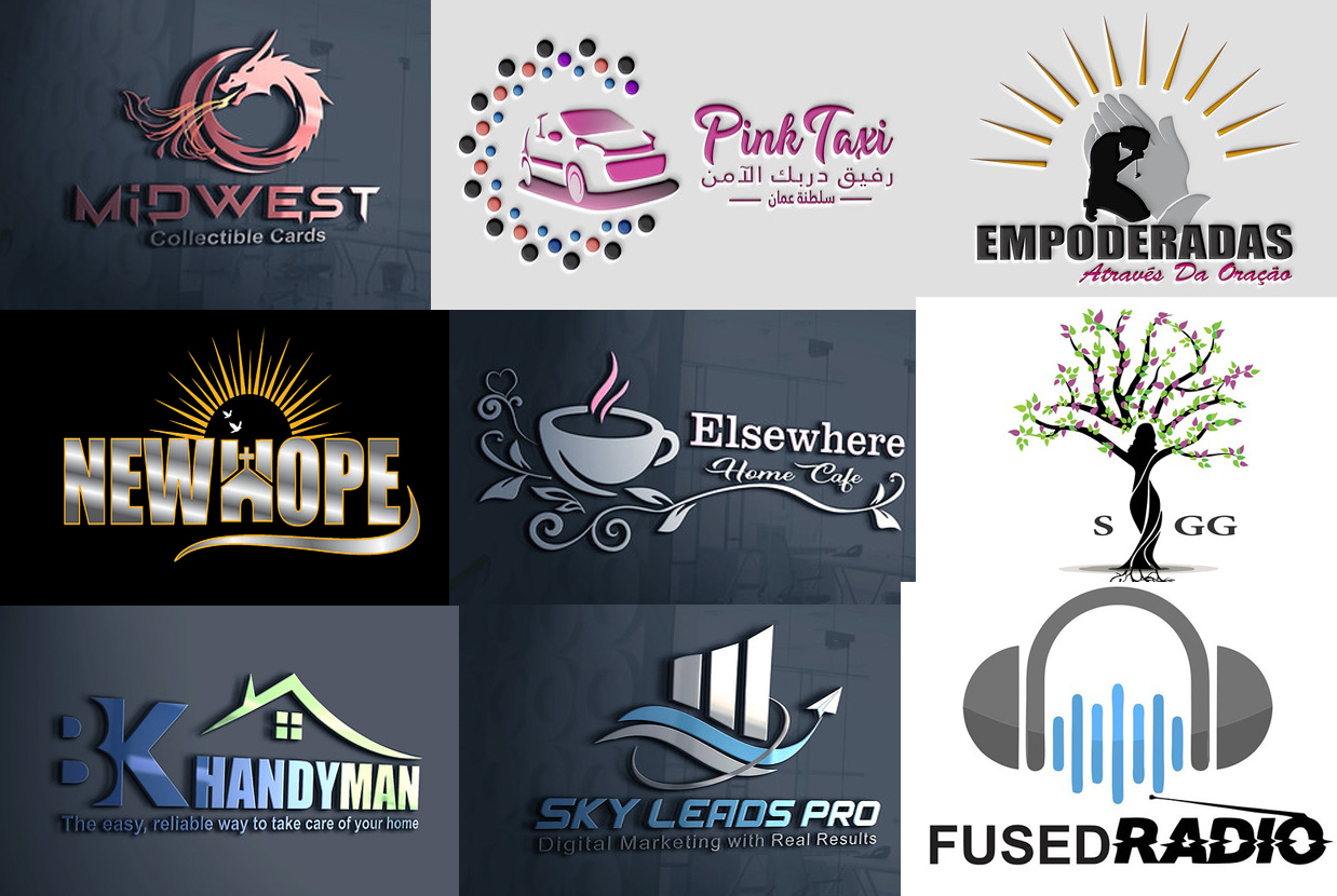 I Will design Modern, Unique and Minimalist, 3D Professional logo for your Business,and Brand 