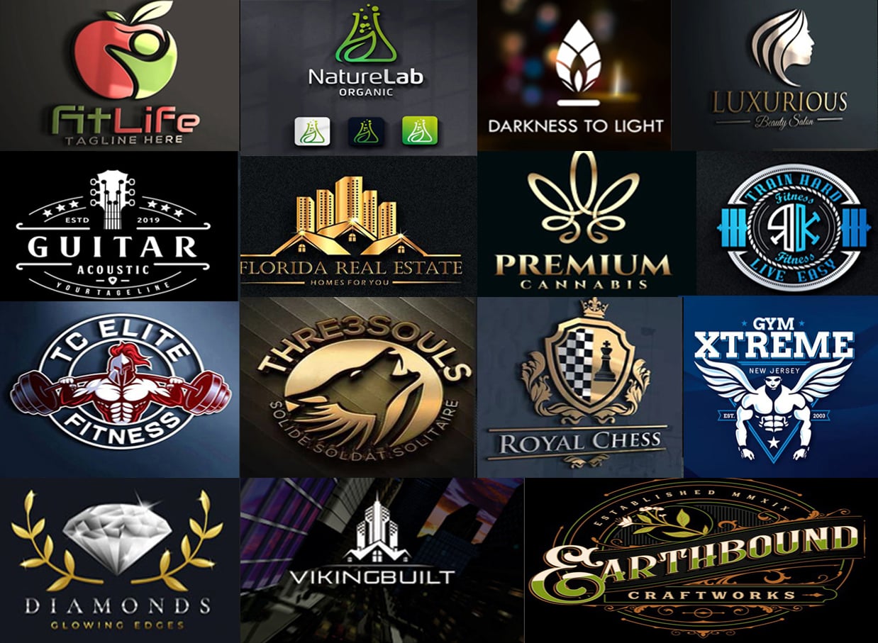 I Will design modern, Minimalist and 3D creative business and Gaming logo 