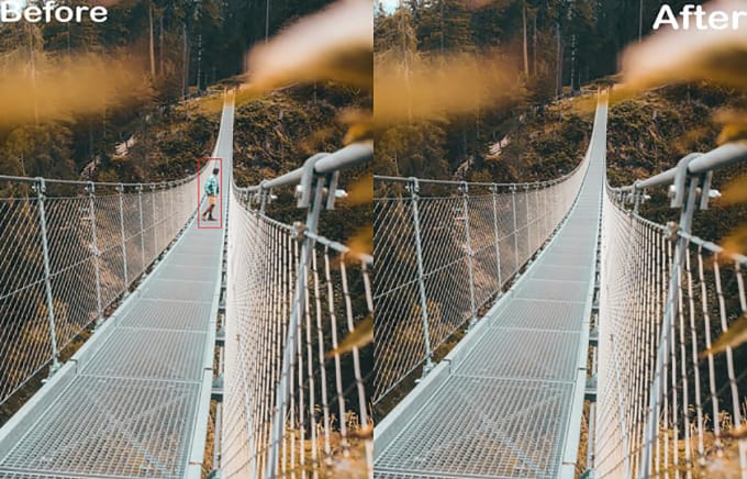 Add/Remove Watermark, person & logo from any image