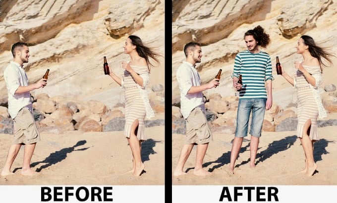 Add/Remove Watermark, person & logo from any image