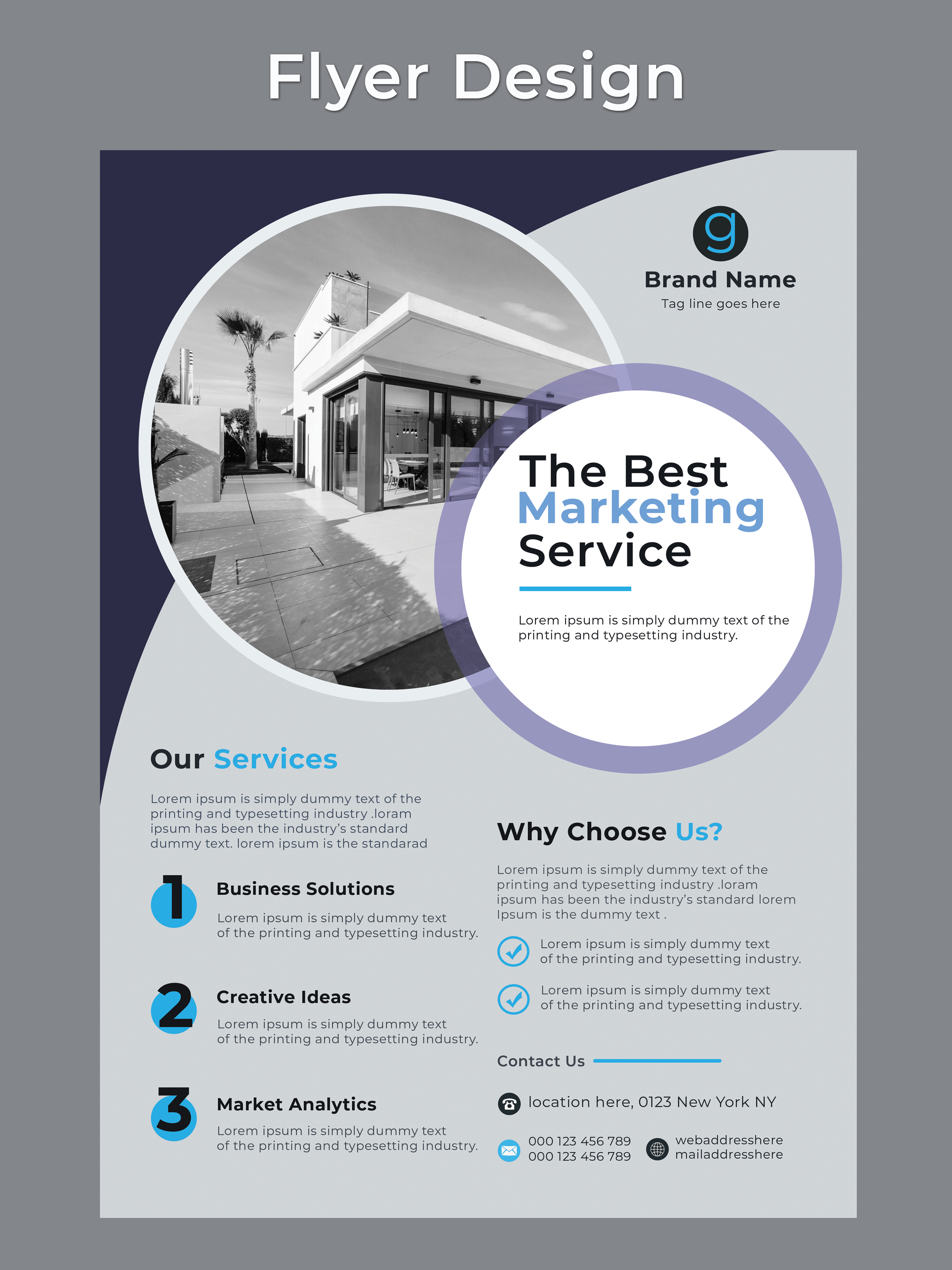 I will design business flyer in 8 hours