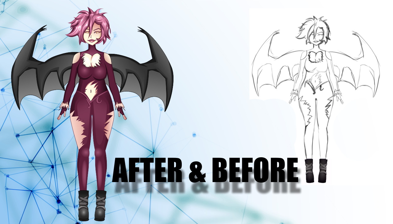 I will convert your sketch to vector art