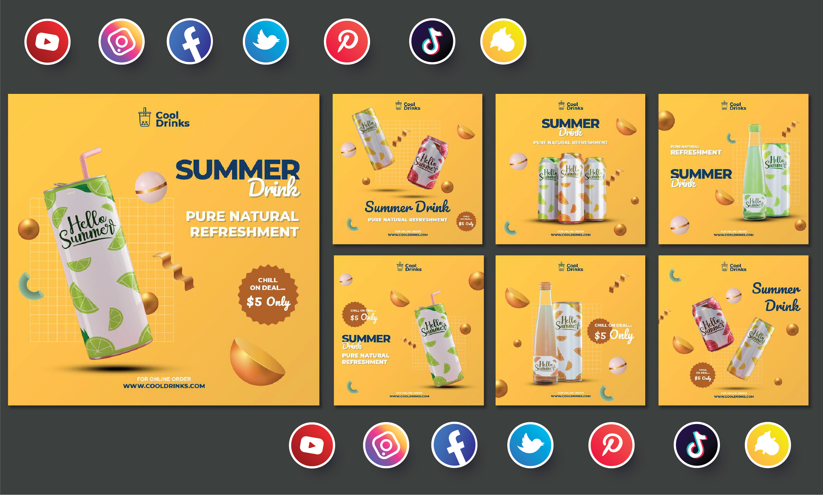 I will do social media design, social media Advertising design 