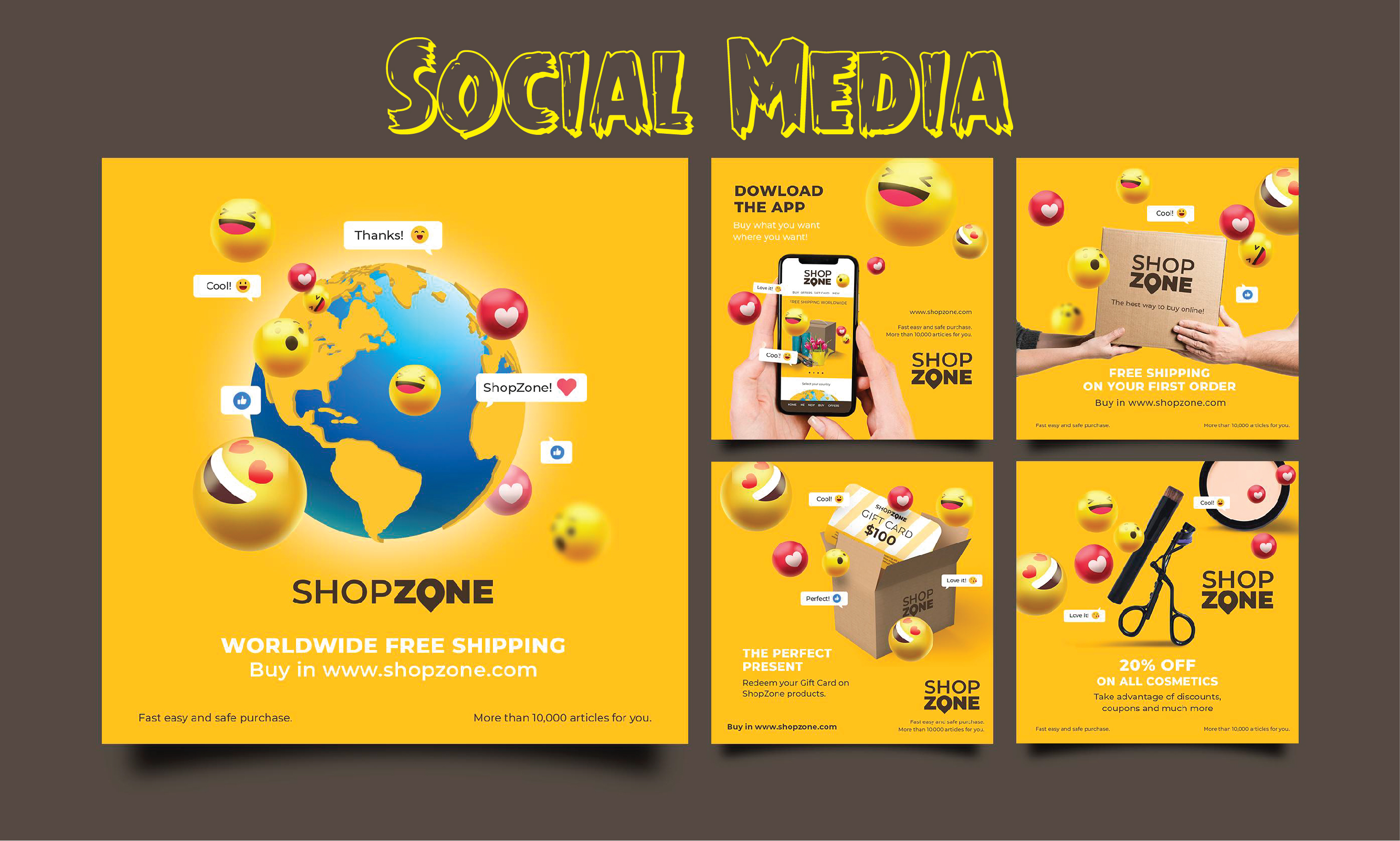 I will do social media design, social media Advertising design 