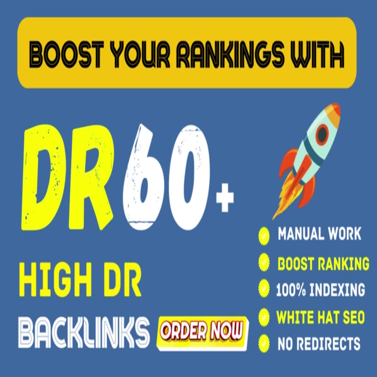 I will increase ahrefs domain rating DR 60 fast
