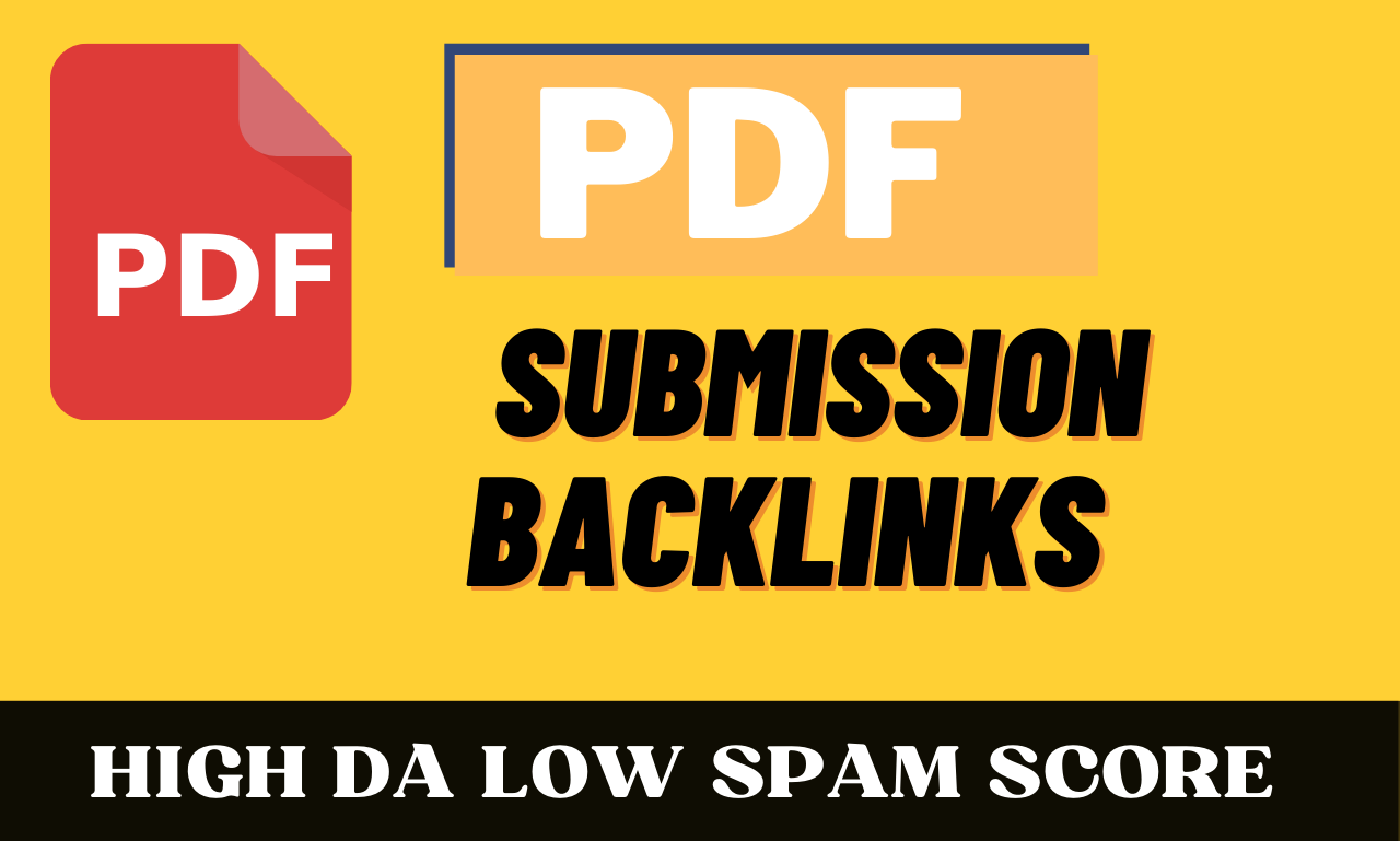 I will do PDF submissions to 100 top document sharing sites 