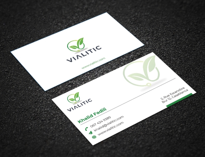 I will design business card with two concepts in 1 hour .