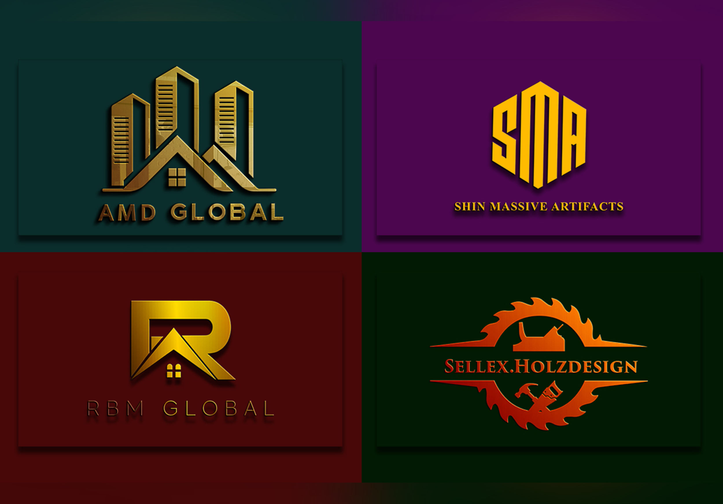 I will do modern minimalist professional logo design