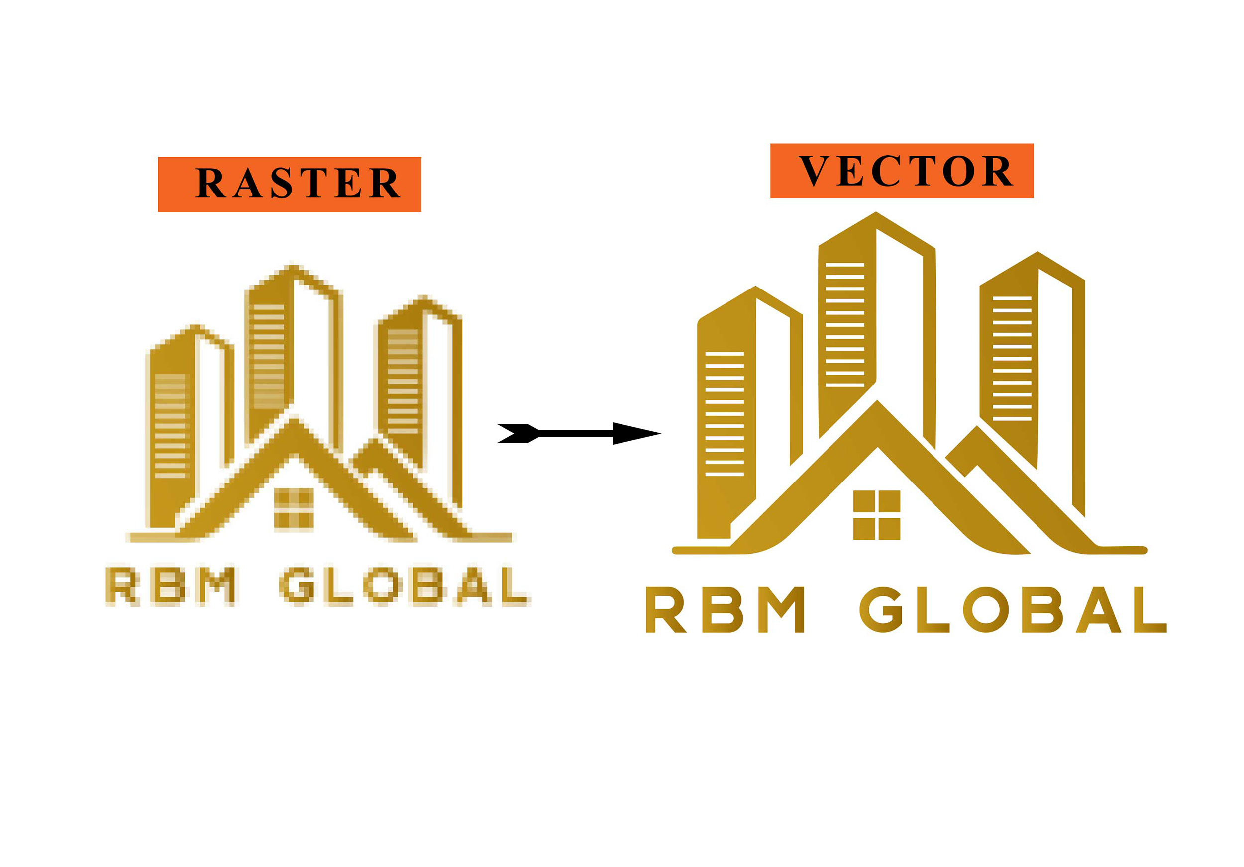 I will convert your sketch or existing logo to vector