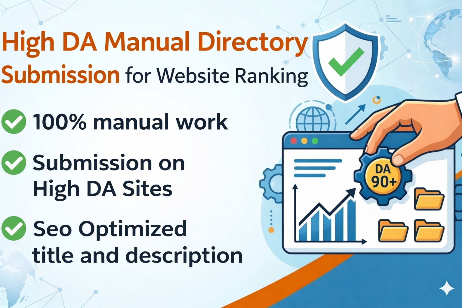 High DA Manual Directory Submission for Website Ranking