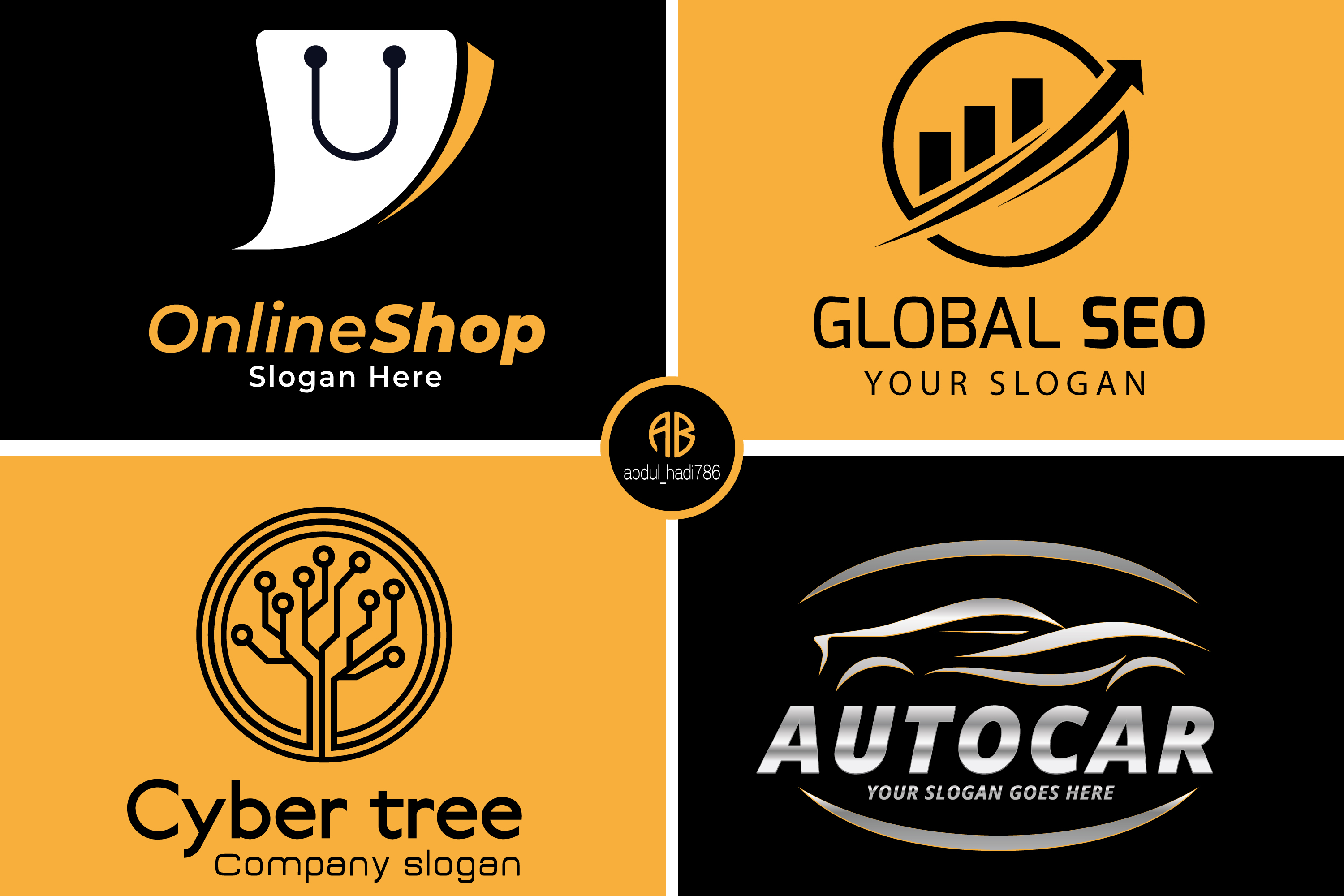 I will do creative unique versatile minimalist business logo design