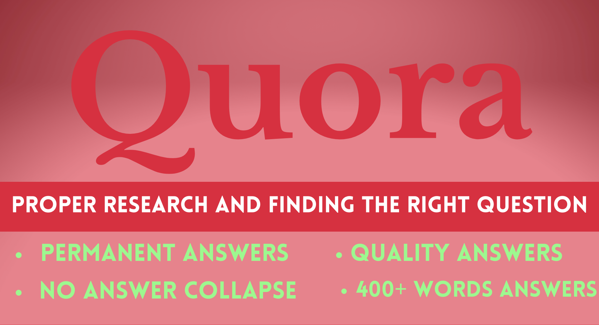 Promote Your Link On 20 Quora Question!