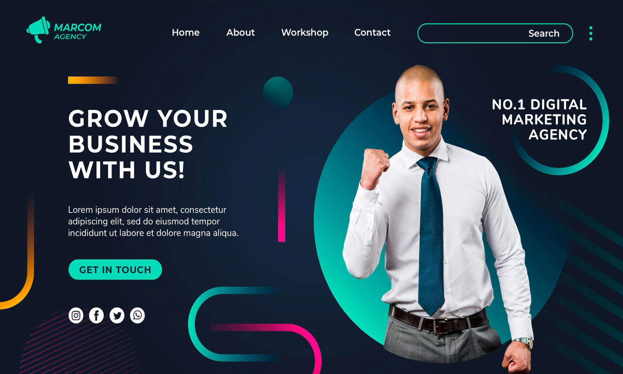 I will do responsive web design and front end web development for full website