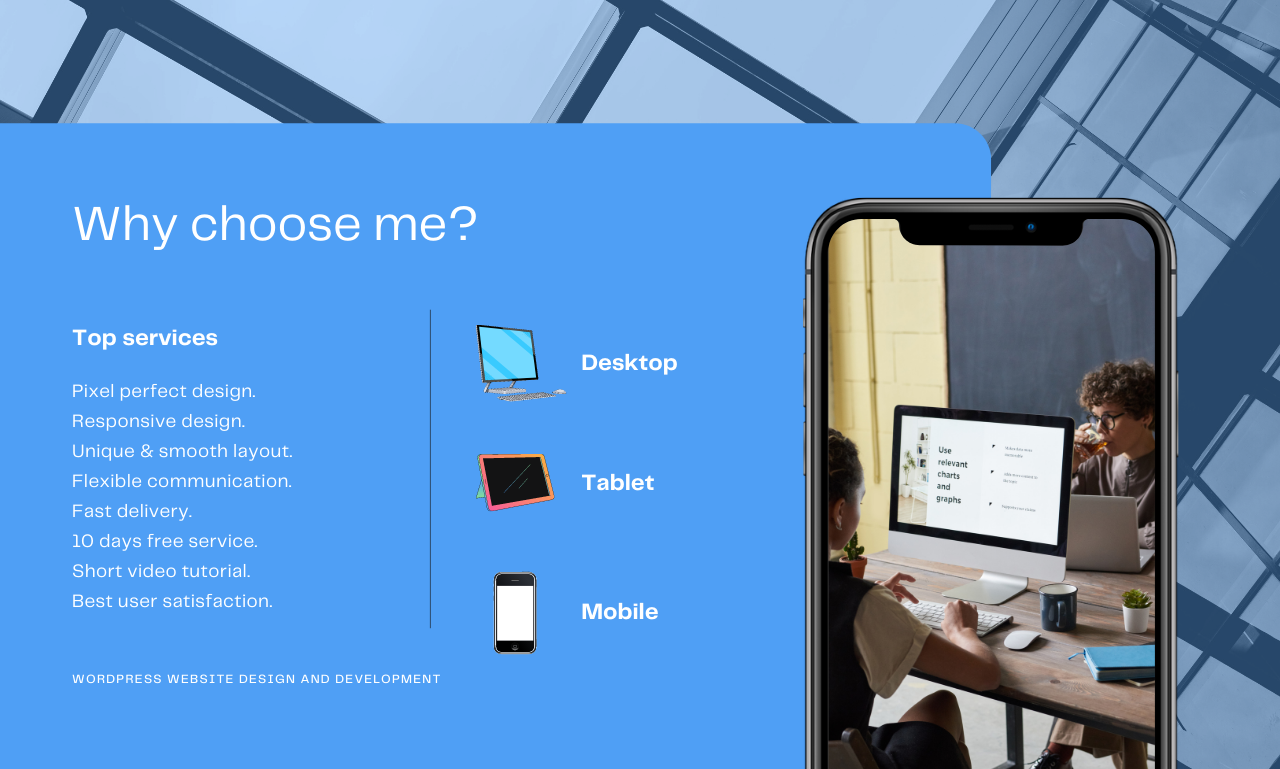 Create, Redesign, Customize WordPress Website