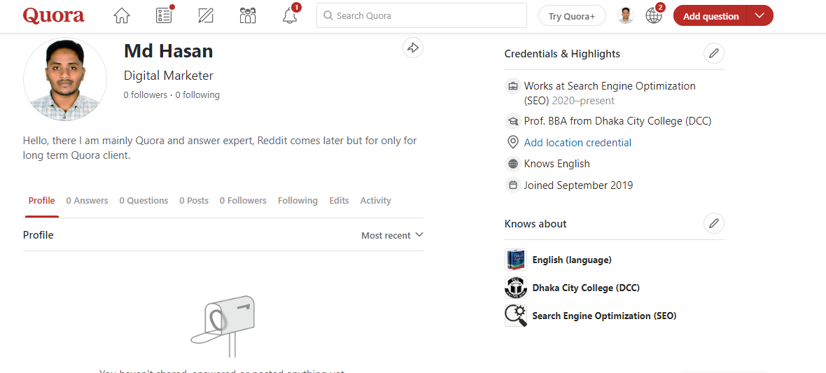 I will post question & answers to build organic traffic with powerful backlink