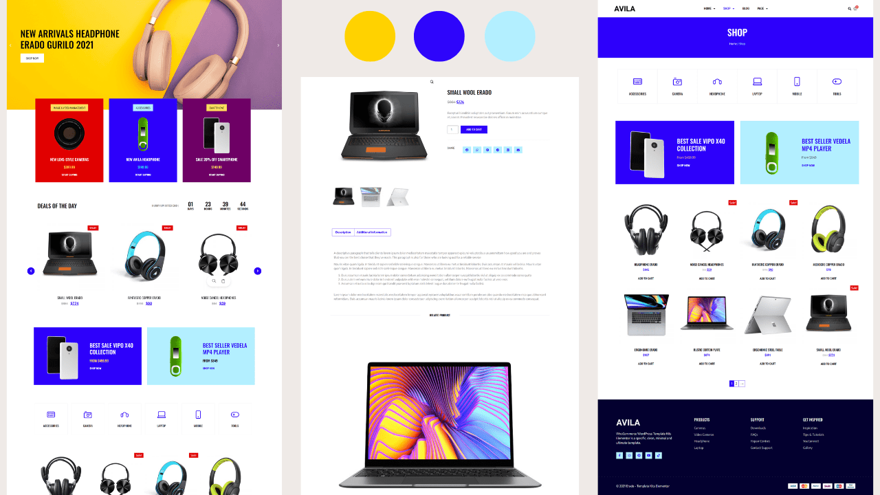 I will design and develop ecommerce online store website