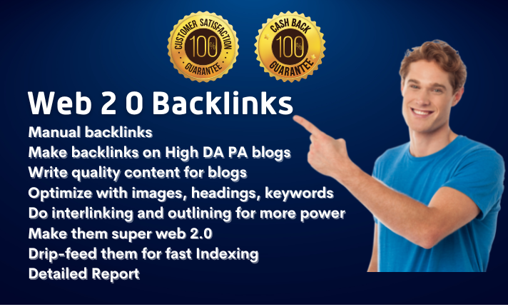  I will build authority web 2 0 backlinks manually