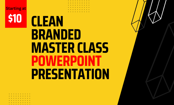 Design clean and professional powerpoint presentation in any language