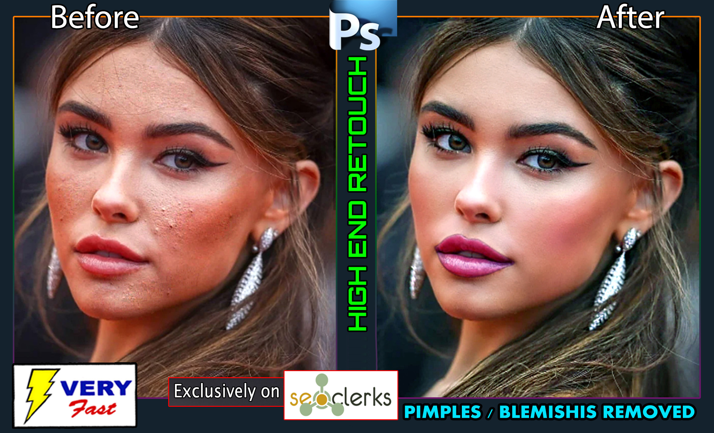 Image High End Retouching & any Professional photo Editing work - Fast delivery