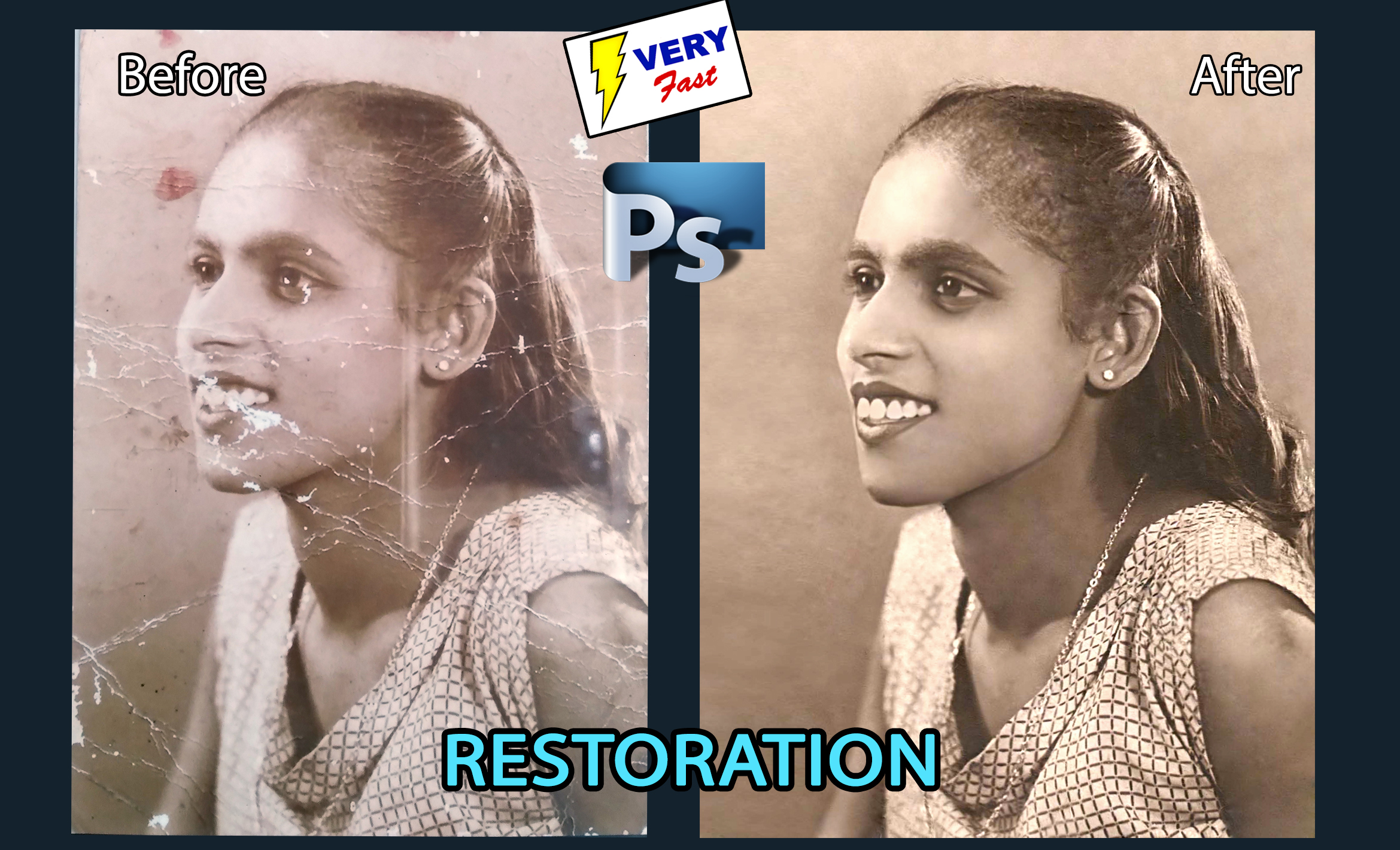 photo Restore, Colorize and any kind of Image Editing - Very Fast