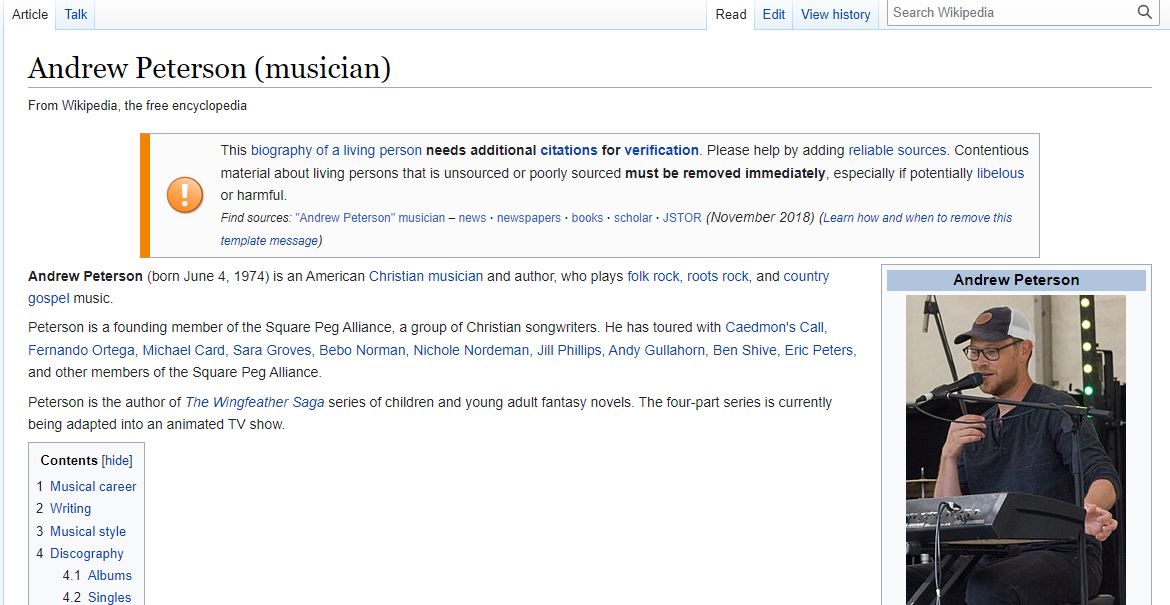 Professional Wikipedia Page for Musician/Singer with 100 percent Guarantee